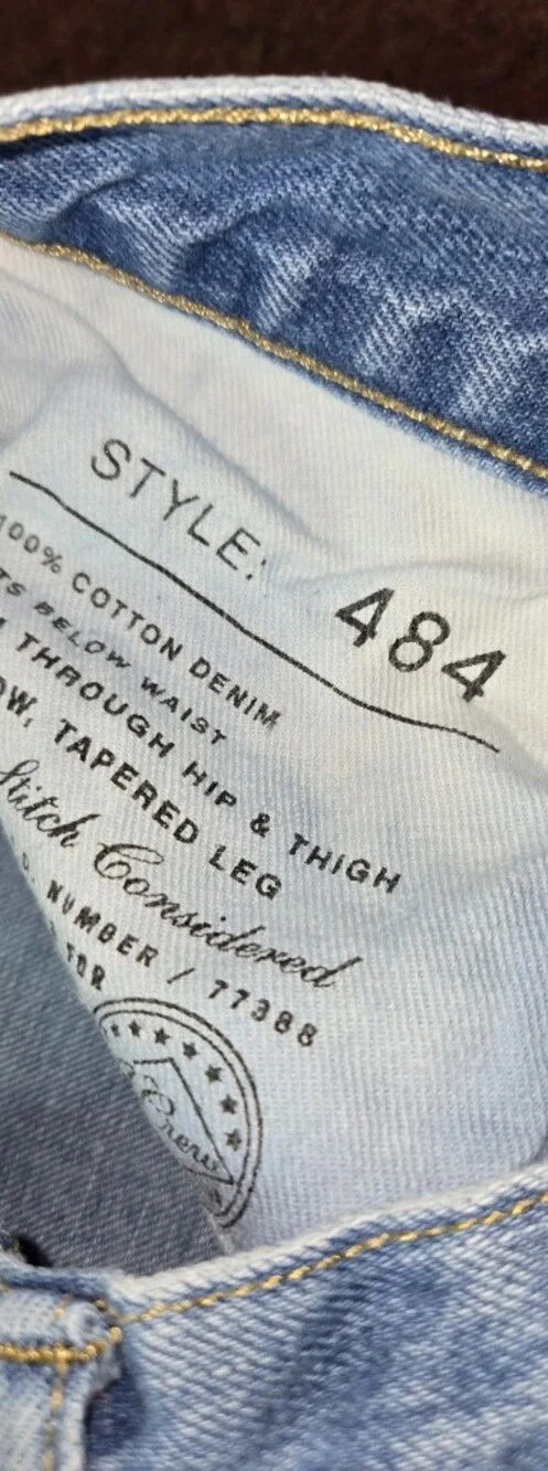 J.Crew 484 Slim-fit Jeans in a Light Blue 33x32 Measuring At A 33x31 Denim
